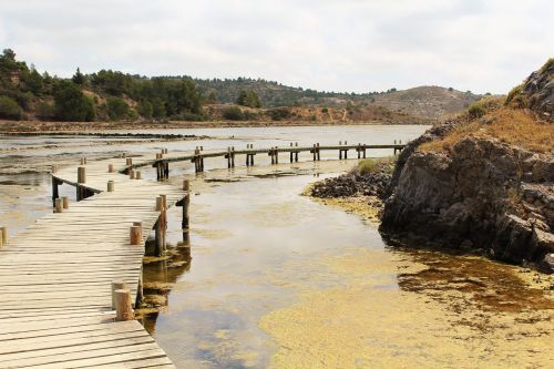 bridge salins wooden bridge