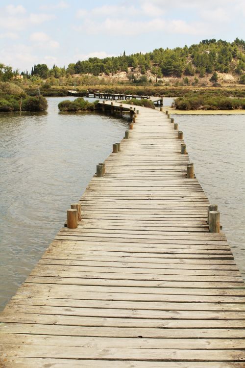 bridge salins wooden bridge