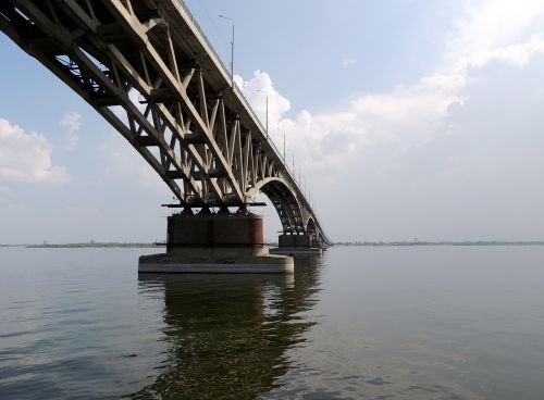 bridge river saratov