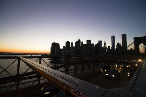 bridge skyline new york