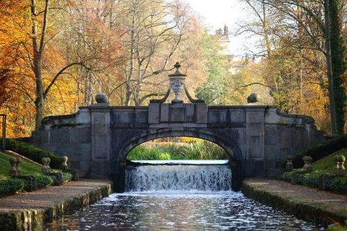 bridge autumn fall foliage