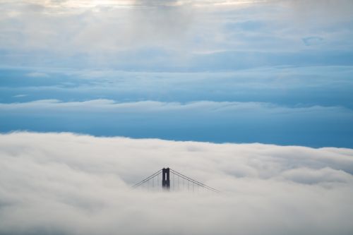 bridge clouds cloudscape