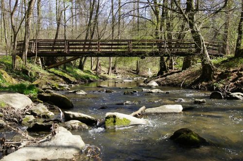 bridge river stones