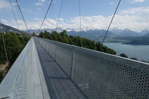 bridge suspension bridge pedestrian