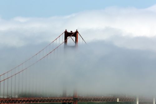 bridge golden gate fog