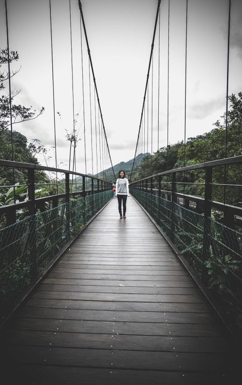 bridge taiwan waterfall