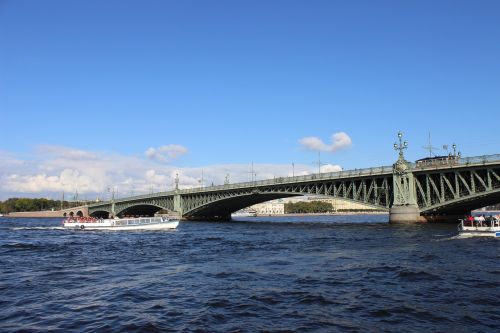 bridge river sky