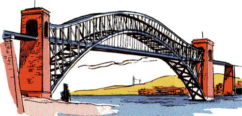 bridge vintage clip art