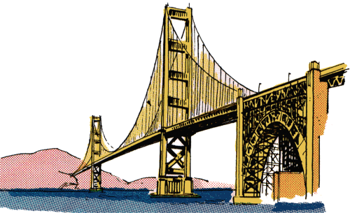 bridge vintage clip art