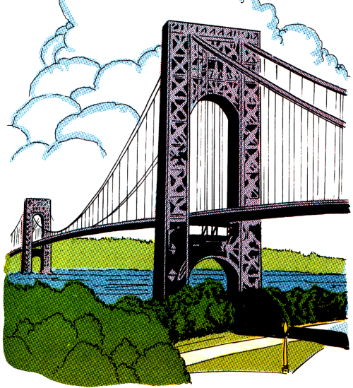 bridge vintage clip art