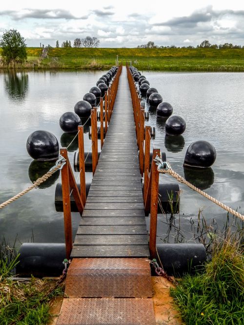 bridge water landscape