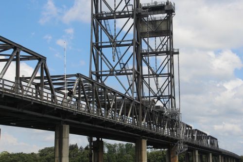 bridge river span bridge