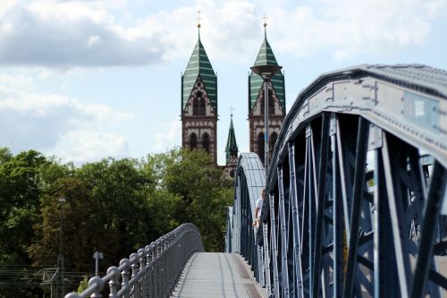 bridge blue bridge freiburg