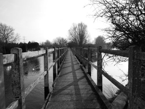 bridge wood landscape