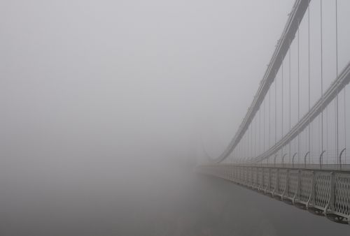 bridge mist fog