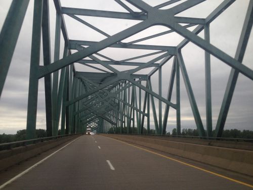 bridge crossing landscape