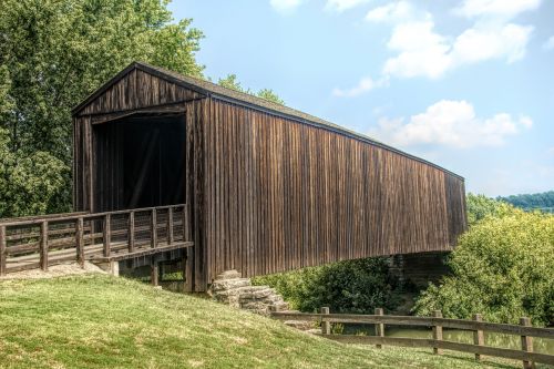 bridge wooden nature