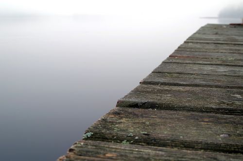 bridge wooden lake