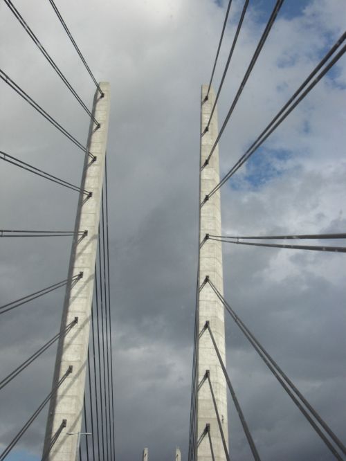 bridge sky denmark