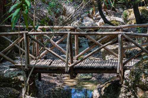 bridge  footbridge  wood
