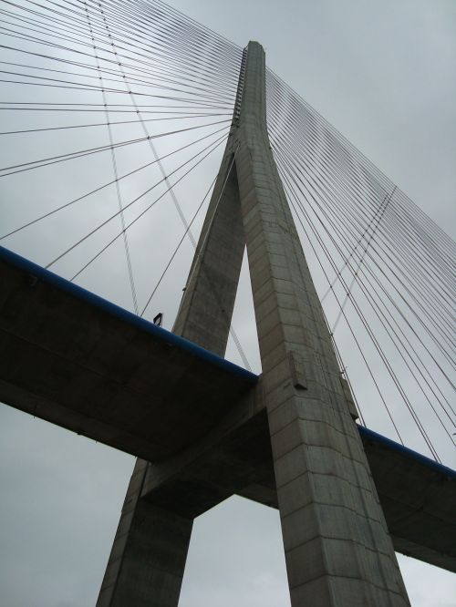 bridge pillar suspension bridge