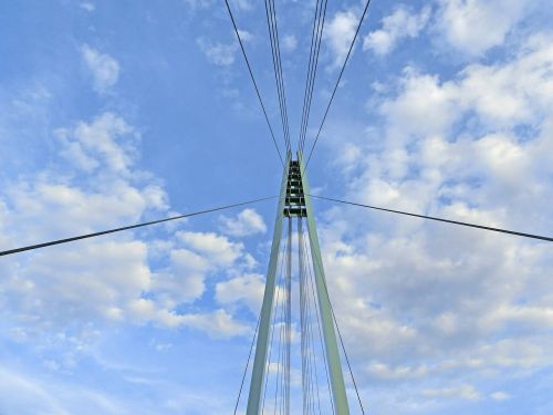 bridge sky steel