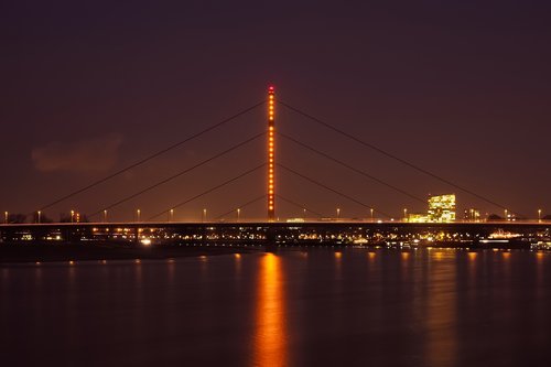 bridge  dusk  city