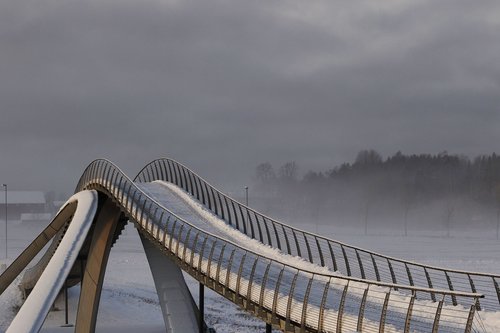 bridge  architecture  winter