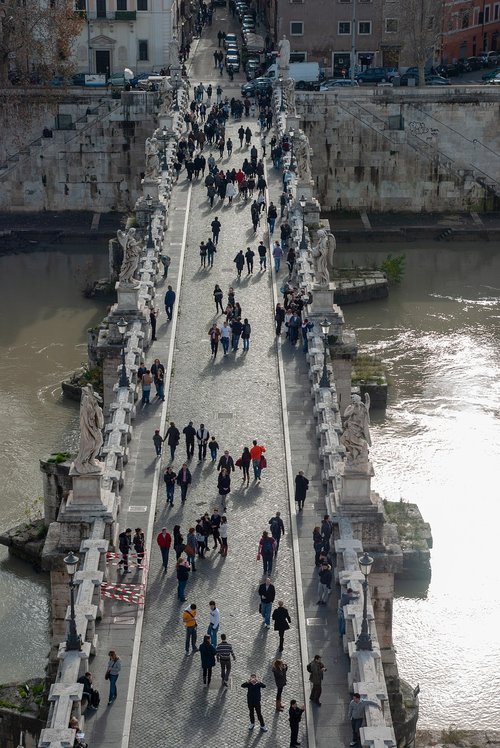 bridge  rome  tiber