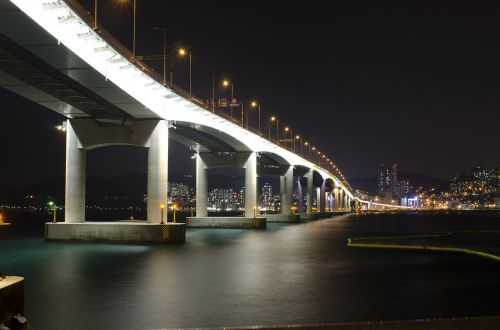 bridge night view hang bridge