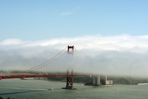 bridge golden gate fog