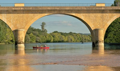 bridge canoe river