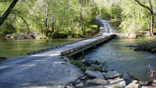 bridge stream rural