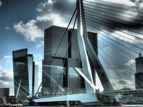 bridge clouds netherlands