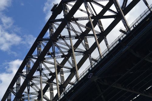 bridge close up harbour bridge