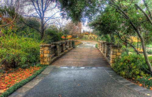 bridge arboretum footbridge