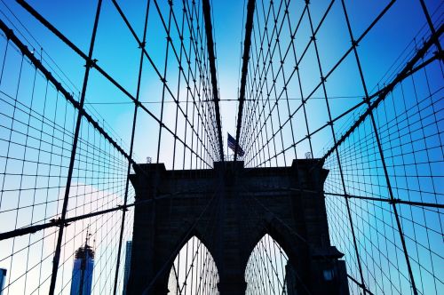 bridge brooklyn horizon line