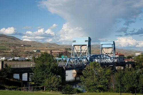 bridge idaho sky