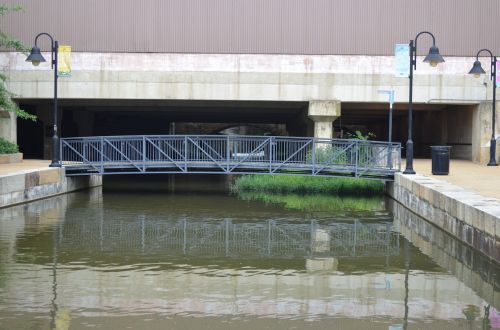 bridge over canal bridge water