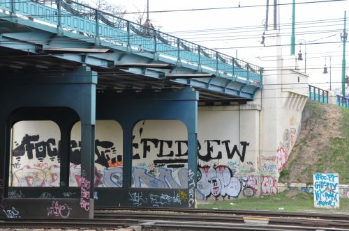 Bridge With Graffiti