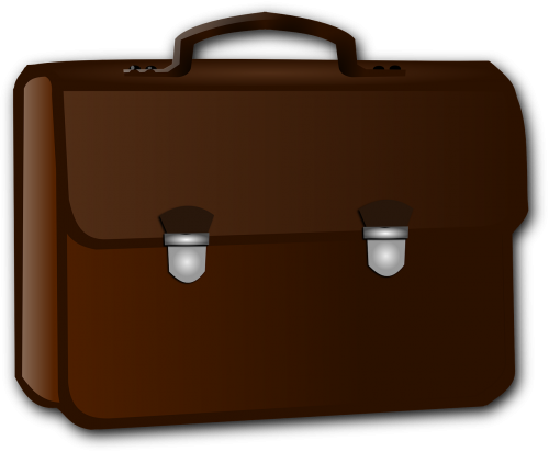 briefcase business brown