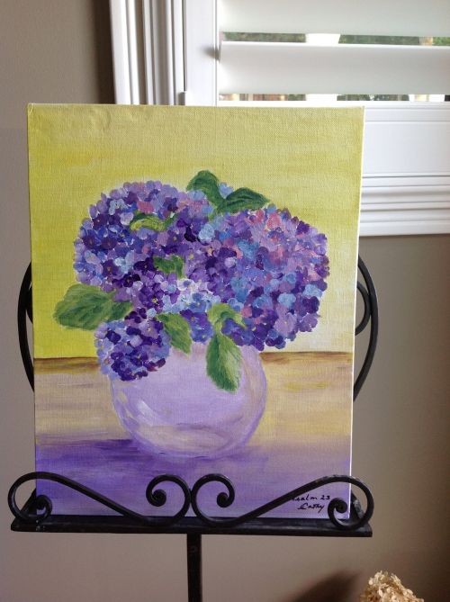 bright purple lilacs