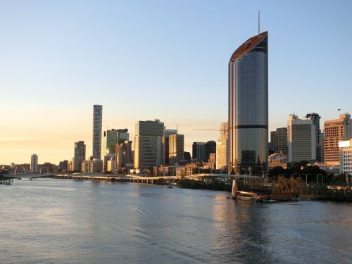 brisbane sunset city