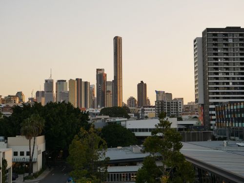 brisbane sunset city