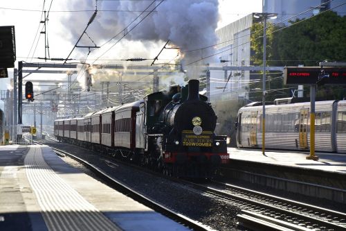 brisbane train steam