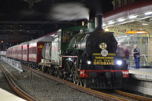 brisbane train steam