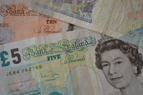british pounds banknotes bills