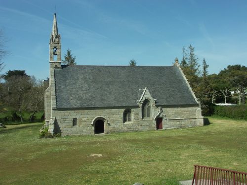 brittany france little church