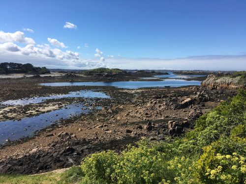 brittany island bréhat sea