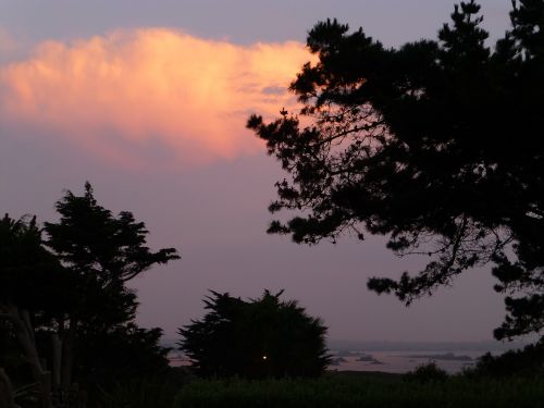 brittany landscape clouds